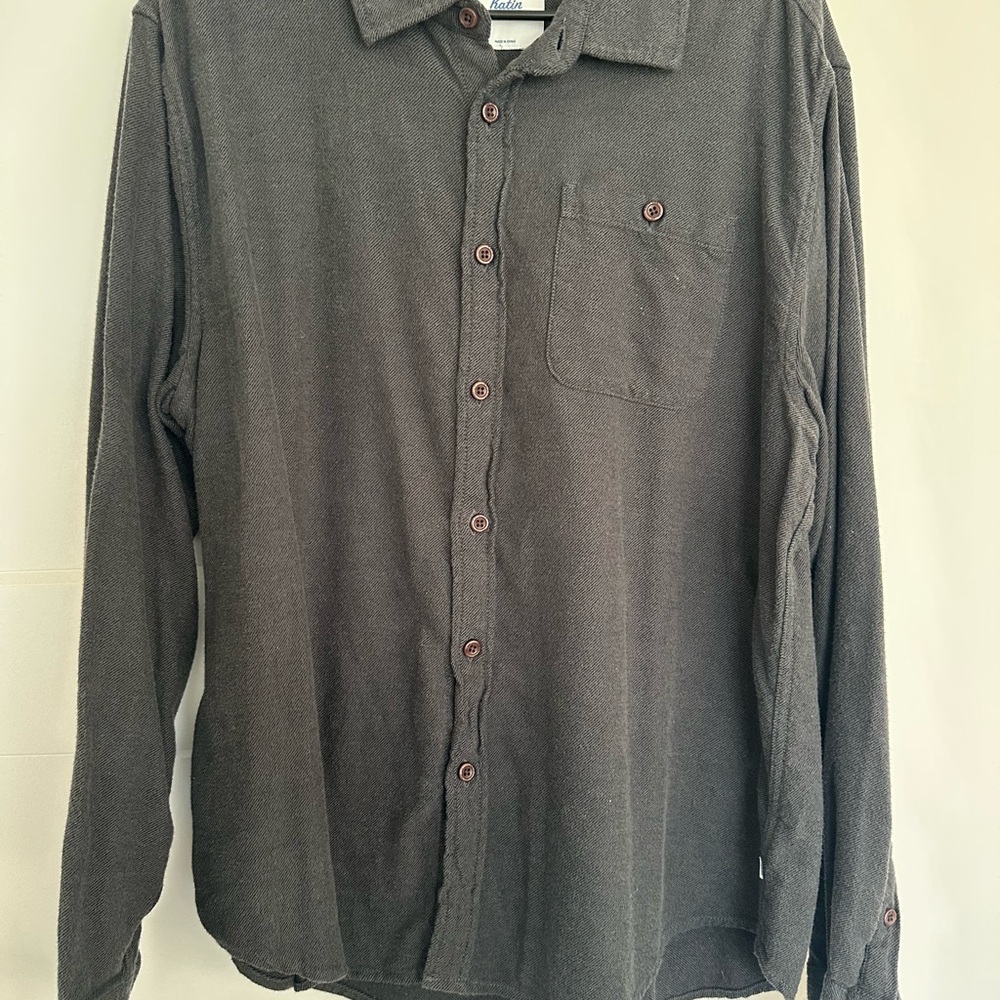 Men’s Katin Charcoal Button-Down Shirt